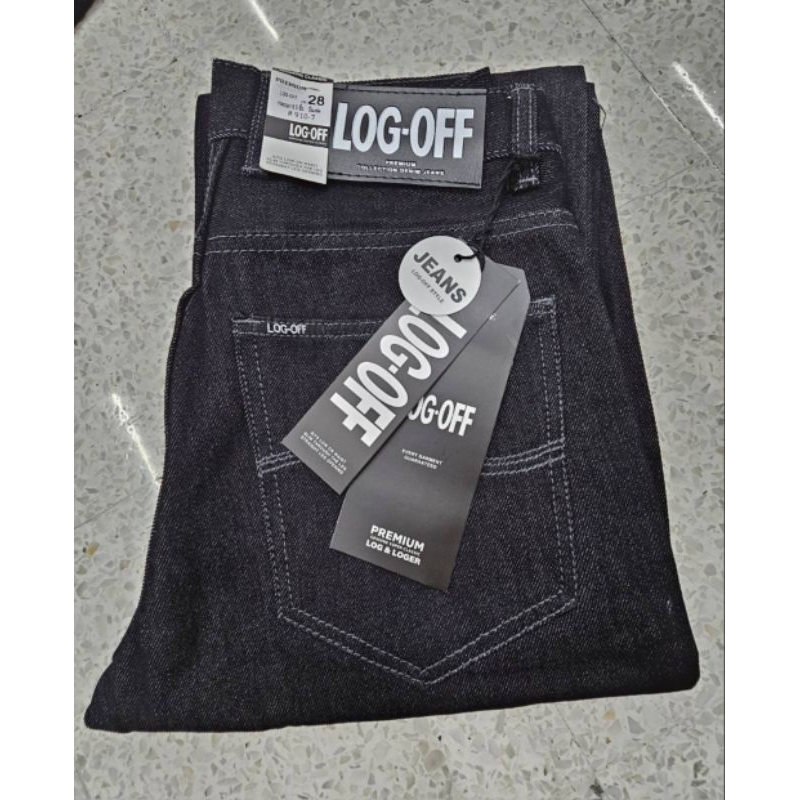 กางเกงยีนส์ขากระบอกใหญ่  LOG-OFF แถมป้ายห้อยพร้อมตะขอ - รูปที่ 4