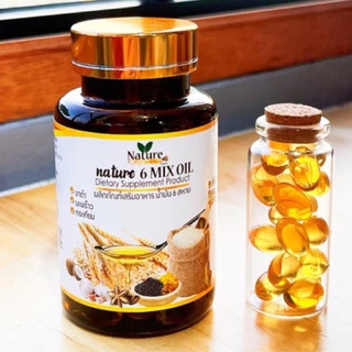 (6กระปุก) แบรนด์แท้ 💯 น้ำมัน 6 สหาย น้ำมันสกัดเย็น 6 Mix Oil งาดำ รำข้าว มะพร้าว งาขี้ม้อน ดาวอินคา