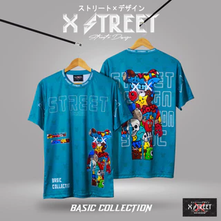 [พร้อมส่งจากไทย] namsap XStreet Teddy BearBrick ลายหมีV.01 เสื้อยืดแฟชั่น Unisex คอกลม แขนสั้น ผ้าไมโครฯ ใส่สบาย