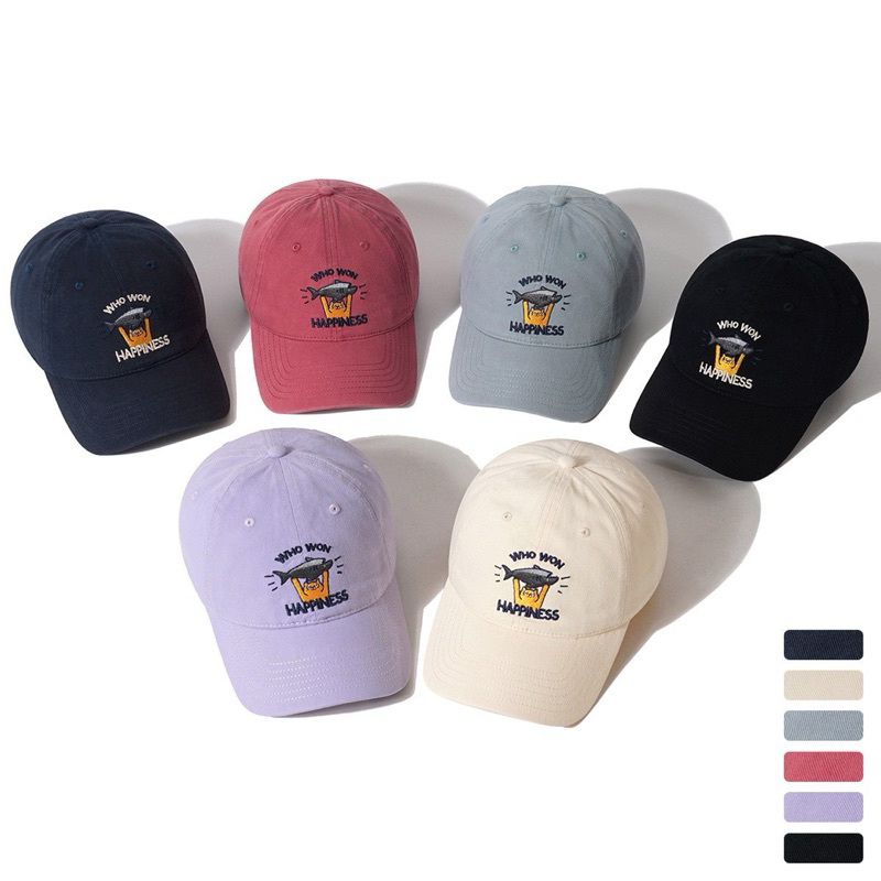 หมวกแก๊ปเบสบอลปัก Who Won มี 6 สี