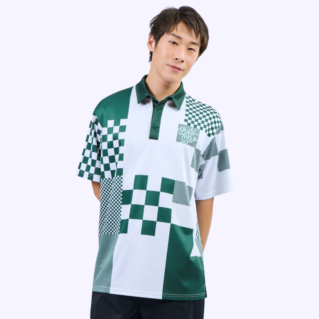 BODY GLOVE  “GOLF & TENNIS" Polo Shirt - เสื้อโปโล สีเขียว-ขาว