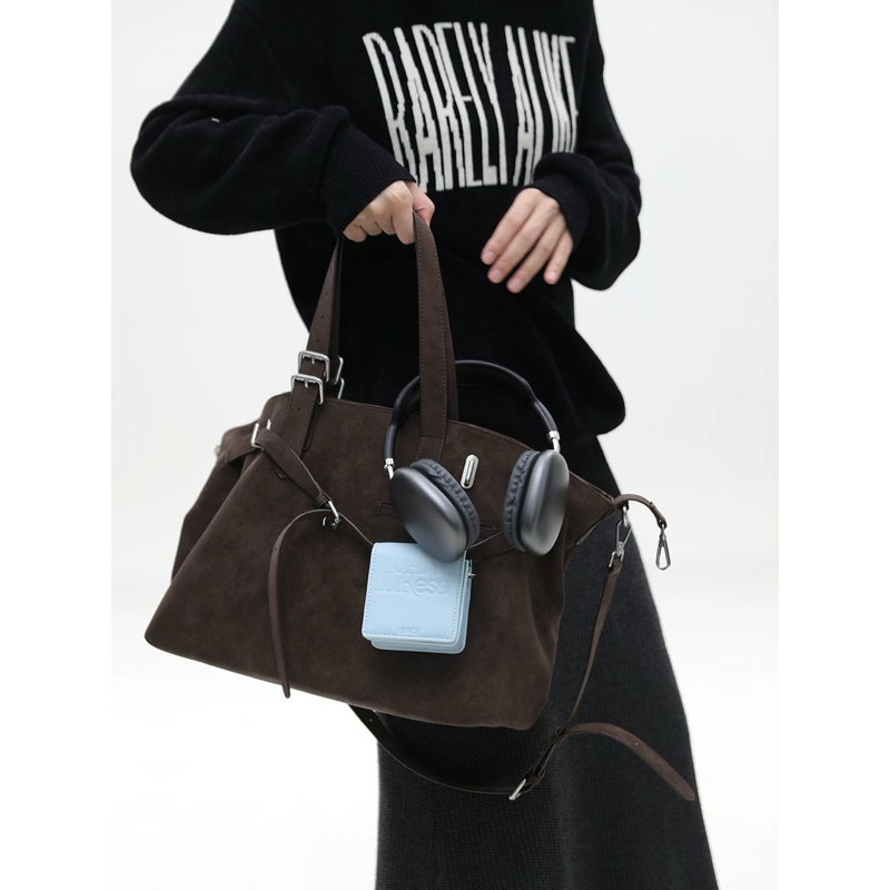 JANDRESS (โค้ดลด20%) Simple / Original Suede Brown·Gallinini Multi-Shape Modern Tote Bag preorder 7-14 วัน แท้100%จากชอป