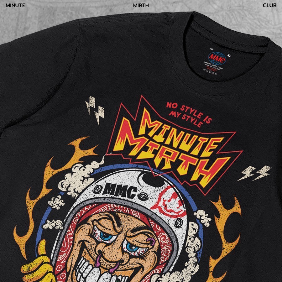 Power7 x Minute Mirth เสื้อยืดสตรีทแฟชั่น คอลเลคชั่นใหม่จากแบรนด์ Minute Mirth (MTH-045) — صورة 3