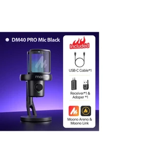[กรุงเทพฯส่งด่วน] Maono Dm40 Pro ไมโครโฟนไร้สายสําหรับเล่นเกม condenser USB AI พร้อมปุ่มอัจฉริยะ