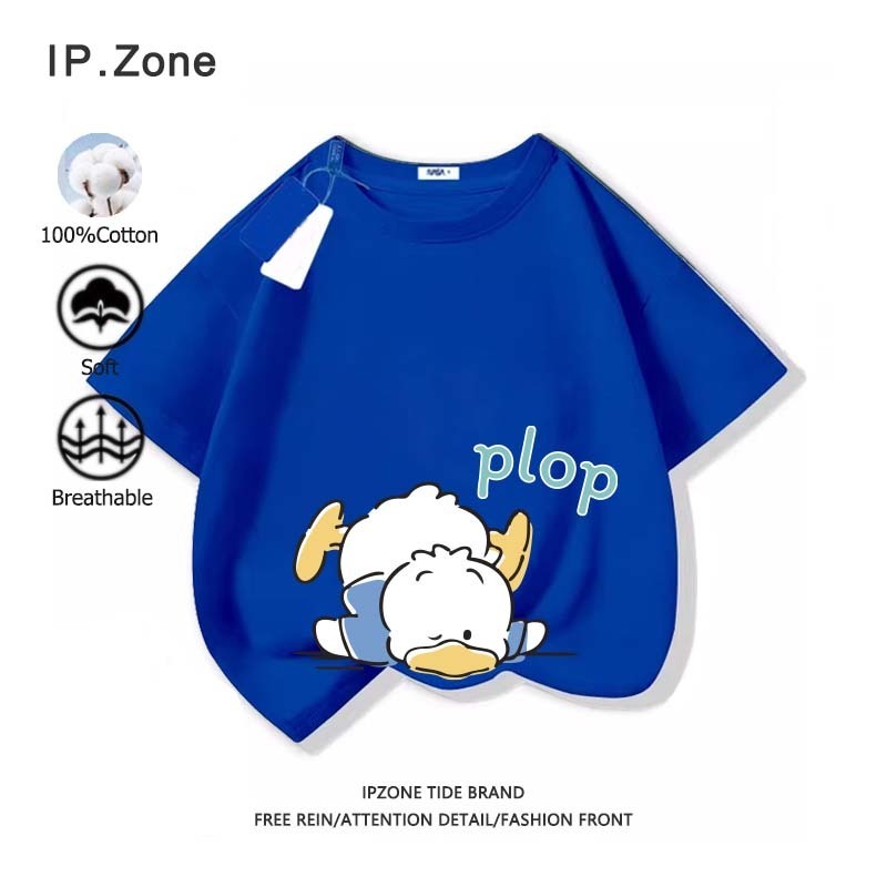 เสื้อเด็ก Sanrio Pekkle ผ้าฝ้ายแท้ เสื้อยืดแขนสั้นสำหรับเด็ก ผ้านุ่มใส่สบาย ลายพิมพ์การ์ตูนน่ารัก (ส่งเร็ว จัดส่งจากไทย)