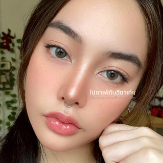 💥[ แถมตลับ Food grade ] Olivia (Brown) ค่าสายตา 0.00-10.00 คอนแทคเลนส์