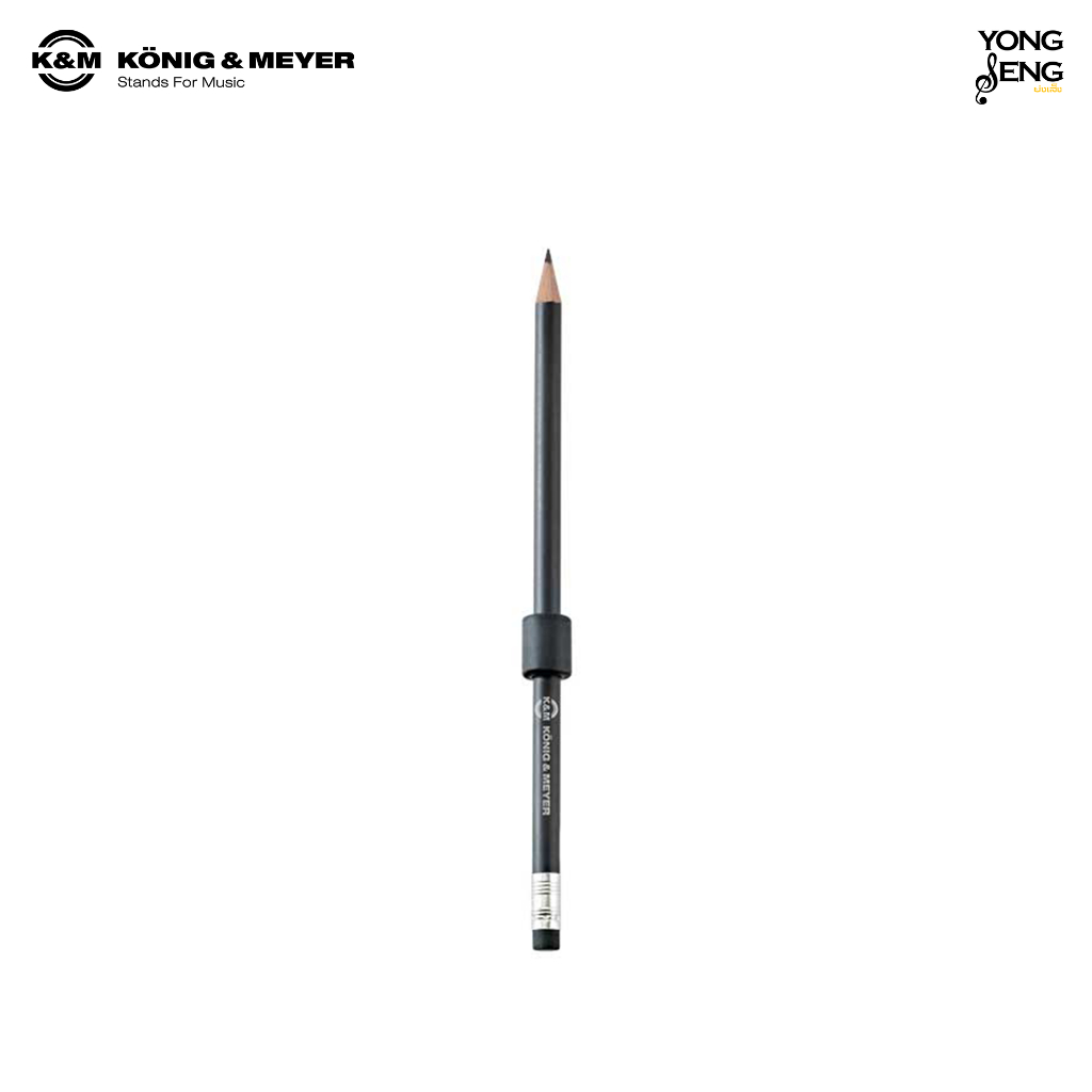 K&M ดินสอ พร้อมแม่เหล็กติดกับขาตั้งโน้ต 16099-000-55  Holding Magnet with pencil (Yong Seng Music)