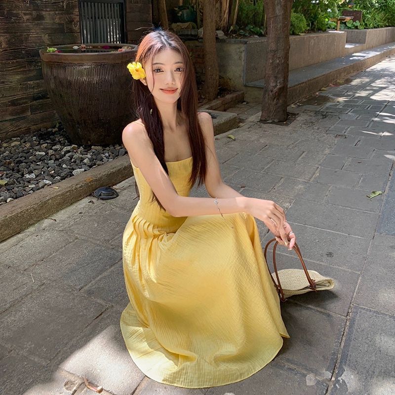 ชุดเดรสกระโปรงยาว ชุดเทียวทะเล มีพร้อมส่งจากไทย - รูปที่ 7