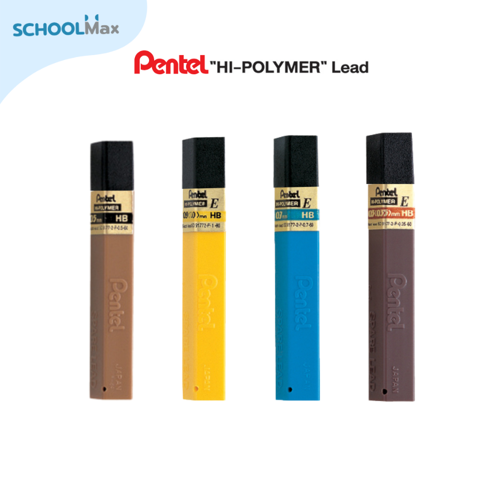 ไส้ดินสอกด รุ่น 100 , 300E , 50E ขนาด 0.3-0.9 มม. 12ไส้ Pentel / ชิ้น
