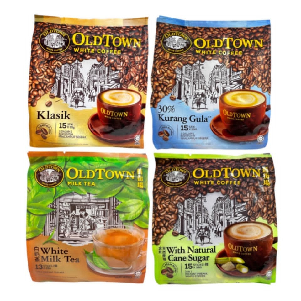 กาแฟ OLD TOWN กาแฟสำเร็จรูป 3in1 มี 4 แบบ