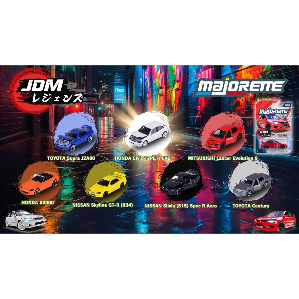 Majorette JDM Legensds Premium Cars Series