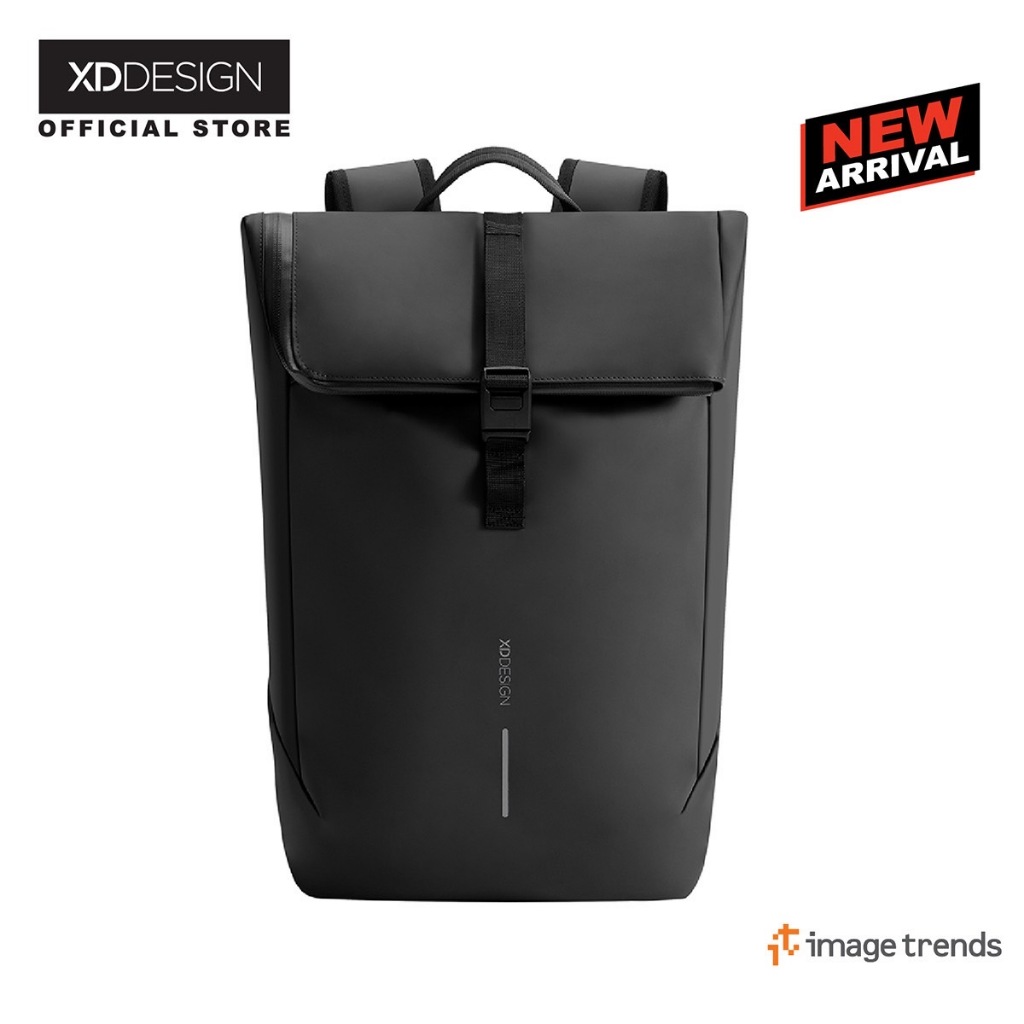 XD Design Urban Water Resistant Flap- top Backpack black