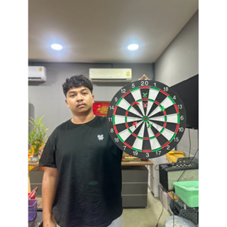 กระดานปาเป้า เส้นผ่าศูนย์กลาง 17นิ้ว ใช้ได้2หน้า ปาลูกดอก ขน…