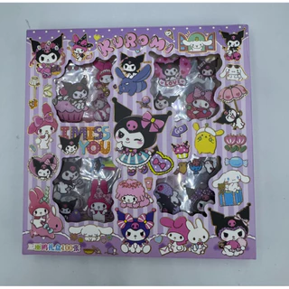 AIYIN สติ๊กเกอร์ 96แผ่นไม่ซ้ำลาย พร้อมกล่อง Sticker PVC น่ารักกันน้ำ สําหรับตกแต่ง สติ๊กเกอร์ไดคัท
