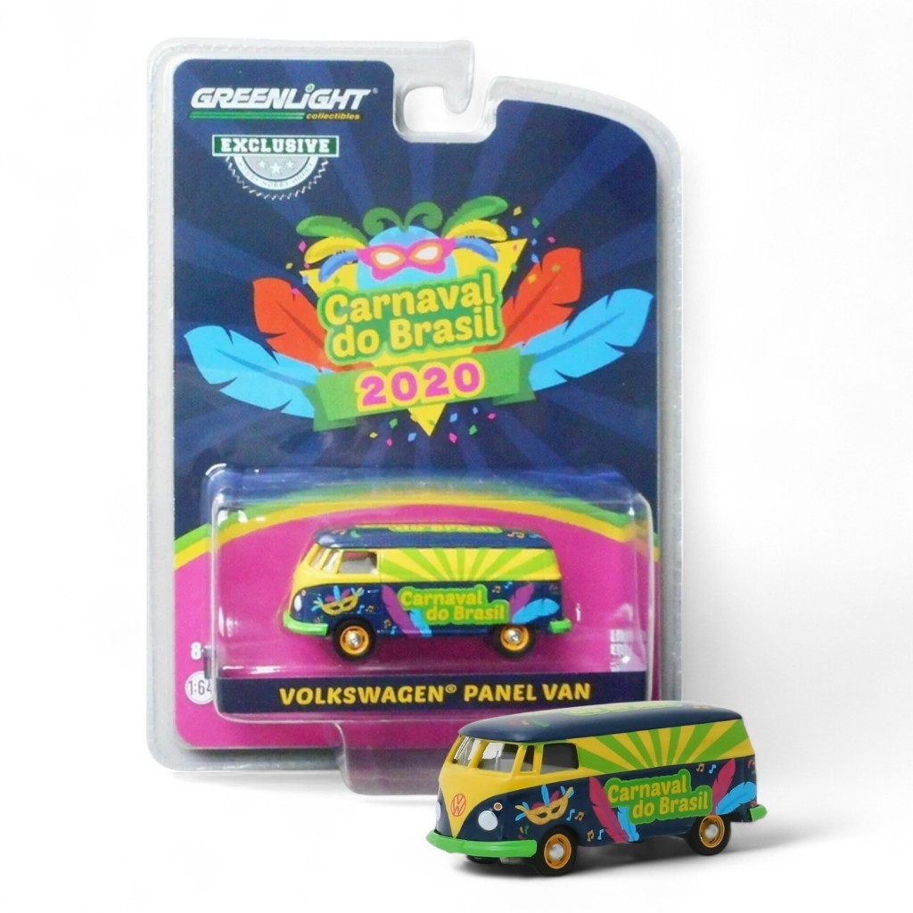Greenlight | Volkswagen Type 2 Panel Van - Carnaval do Brasil สเกล 1/64 30127