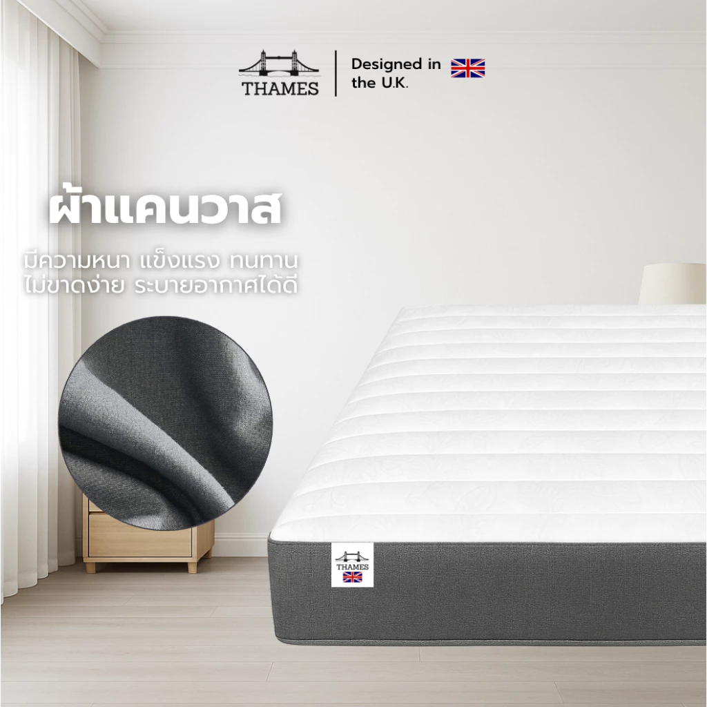 ที่นอนสปริง THAMES รุ่น ASURE หนา 9 นิ้ว thumbnail 5