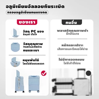 กระเป๋าเดินทางเด็ก 20นิ้ว ใช้ขึ้นเครื่องได้ ที่นั่งในตัว ล้อลาก360° เฟรมอลูมิเนียม น้ำหนักเบา พร้อมล็อค