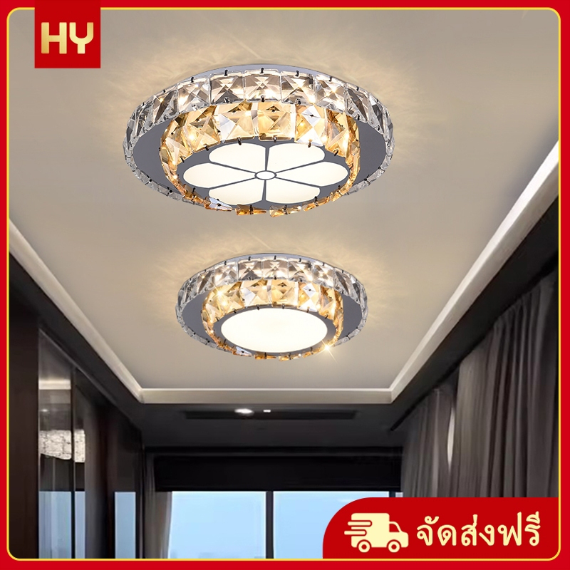 โคมไฟเพดานห้องนั่งเล่น LED ใหม่โคมไฟห้องนอนนอร์ดิกทองโคมไฟห้องรับประทานอาหารรอบ 23