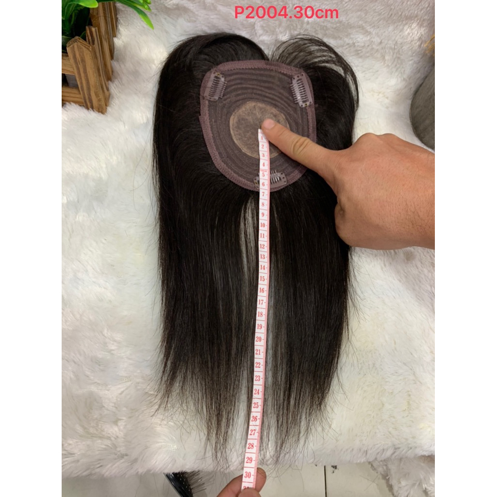 วิกปิดผมบาง ยาว30cmทำจากผมแท้100%