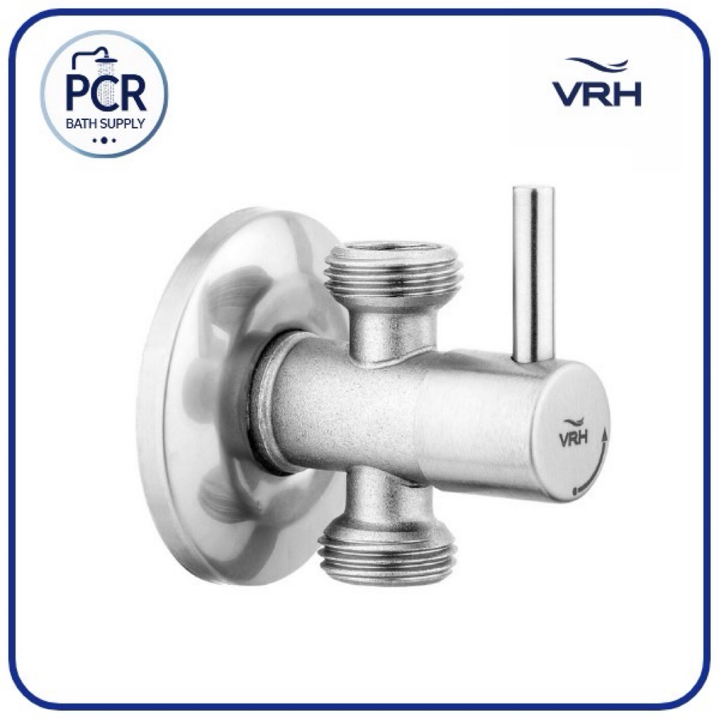 VRH สต๊อปวาล์ว3ทางแบบติดผนังพร้อมฝาครอบ รุ่นBONNY รหัส HFVJC-9120K14