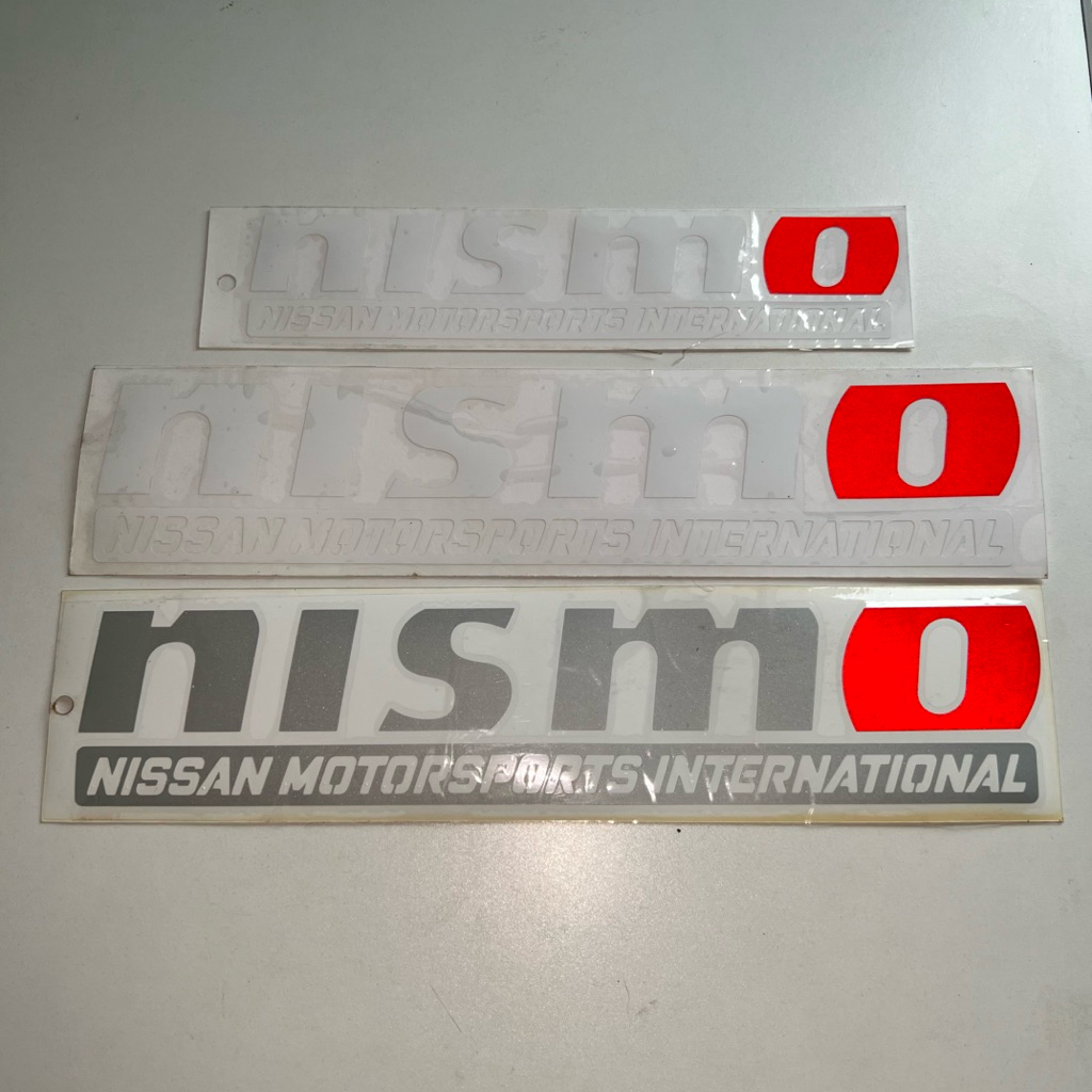 สติ๊กเกอร์ ไวนิล แต่งรถ ลาย NISMO มี3สีให้เลือก sticker ติดรถ กันน้ำ แต่งรถยนต์ แต่งรถซิ่ง รถแข่ง