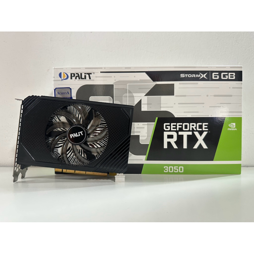 VGA PALIT RTX3050 STORM X 6GB (การ์ดจอมือสอง)
