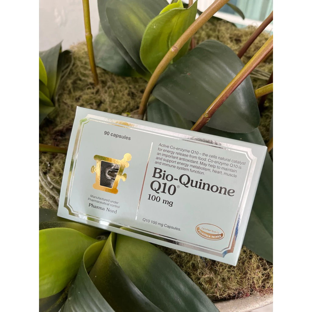 Bio quinone Q 10 ชนิด 90 แคปซูล by Pharmanord โคคิวเท็น 100 มิลลิกรัม