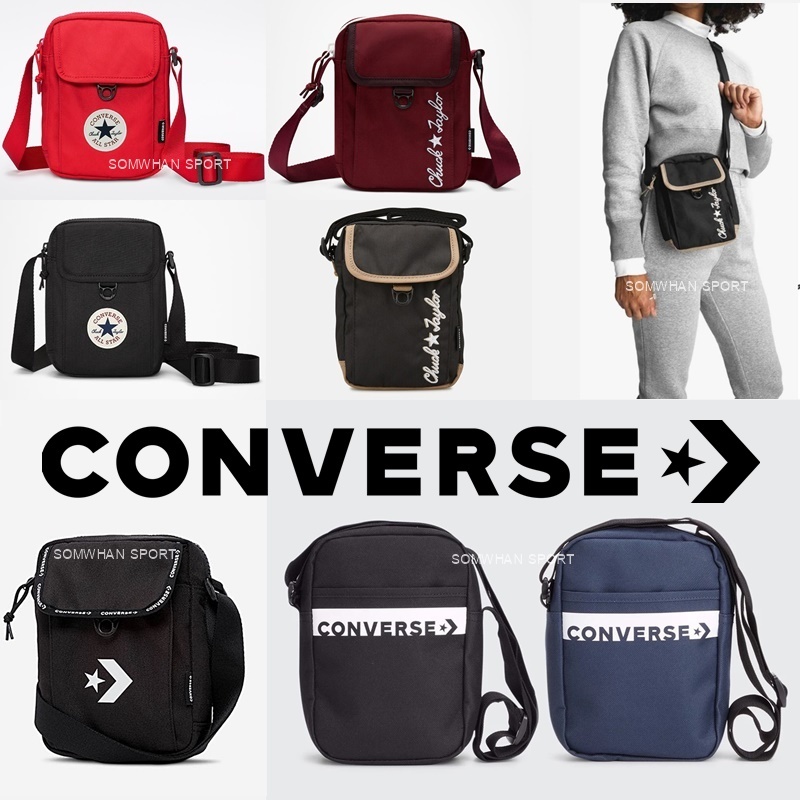Converse กระเป๋า สะพายข้าง Crossbody Bag ผู้ชาย/ผู้หญิง ลิขสิทธิ์แท้ 100%