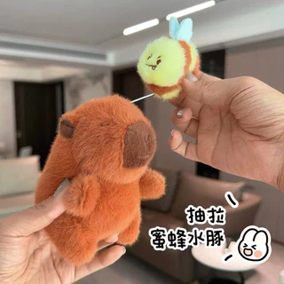 Capybaraพร้อมส่งในไทยค่ะพวงกุญแจของเล่นตุ๊กตาคาปิบาร่า ห้อยใส่กระเป๋าทุกแบบตามที่ชอบนะคะ