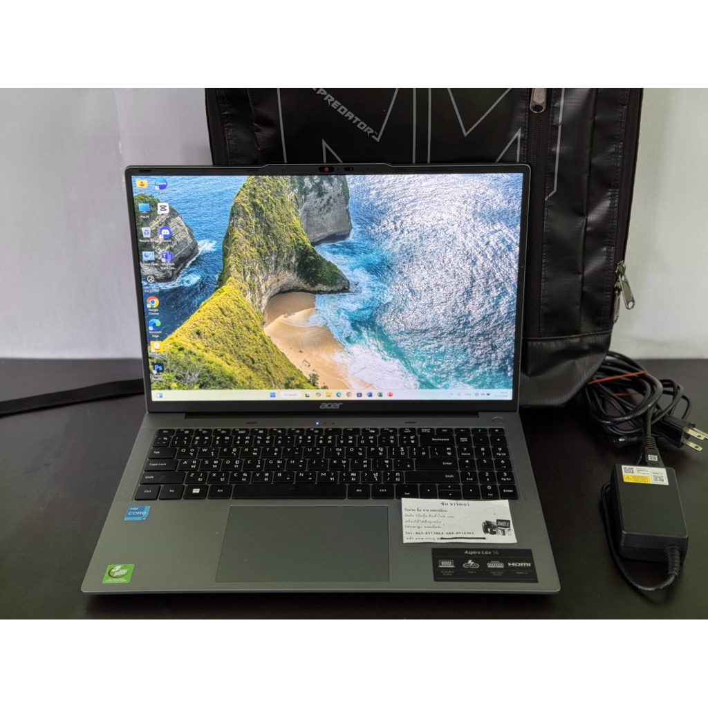 โน๊ตบุ๊ค Acer Aspire Lite AL16-51P-37SU i3-1215U (มือสอง สภาพใหม่)