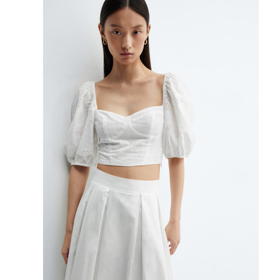 [MANGO] BLOUSE GINA-H / เสื้อเบลาส์ รุ่น BLOUSE GINA-H Ref: 67062532