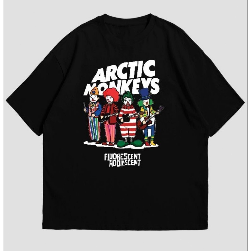 เสื้อยืดผู้ชาย ใหม่ Arctic Monkeys Fluorescent Adolescent สไตล์สตรีท คอกลม แขนสั้น G-T S-3XL เสื้อ