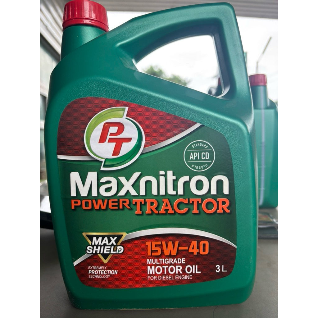 น้ำมันเครื่อง PT Maxnitron Power Tractor 15W-40 (3L)📌