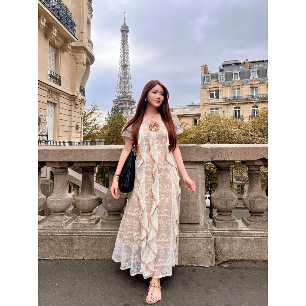 เดรส Joop studio Willa Florence dress size XS อกได้ถึง 34 เอว 27-28 สะโพกฟรี ยาว 53.5  new ใหม่ ป้าย