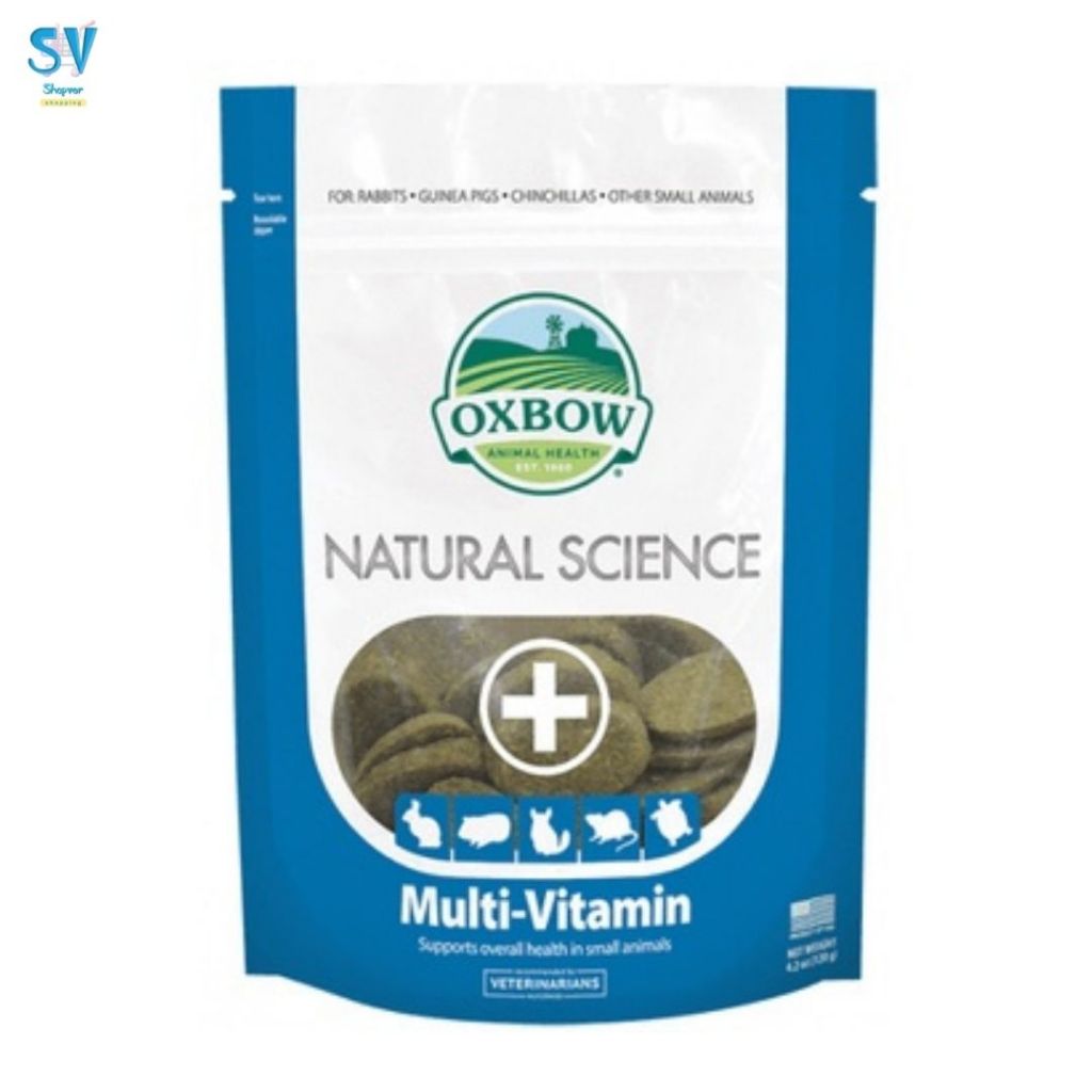 Oxbow Multi-Vitamin 120 กรัม อาหารเสริมสำหรับสัตว์เลี้ยงขนาดเล็ก