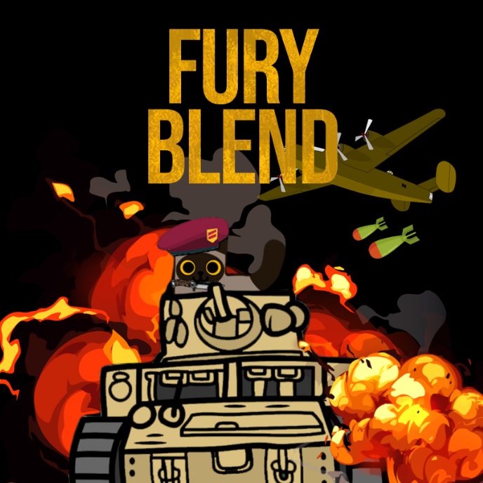 เมล็ดกาแฟ คั่วกลางเข้ม บราซิล x ไทย Fury Blend (ฟิวรี่เบลน) Full CITY+ - รูปที่ 2