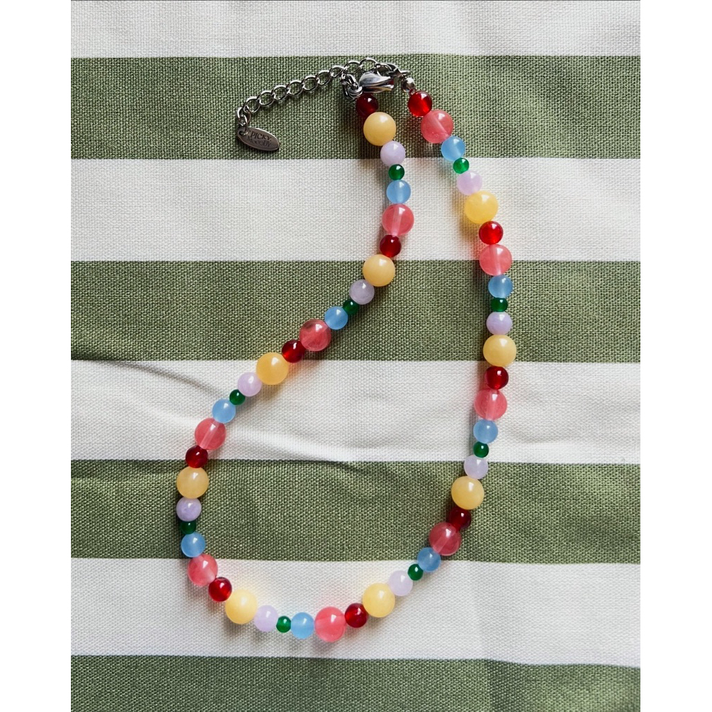 Color-pop🍭✨ Stone necklace