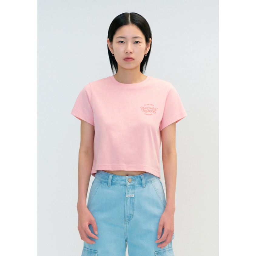 Marithe | W AEROCOOL MELLOW CROP TEE SIZE S (พร้อมส่ง)