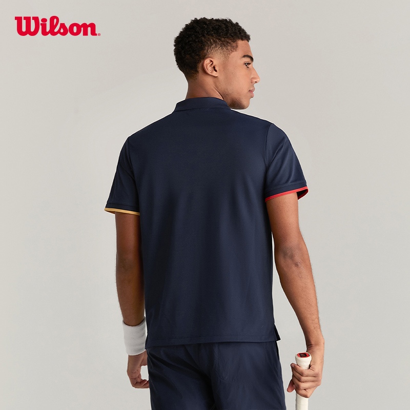 Wilson Men ON THE DAILY POLO เสื้อโปโล WM20083512DBC Official Store ราคา ถูกที่สุด ดีลบีเคเค แกลเลอรีภาพที่ 3