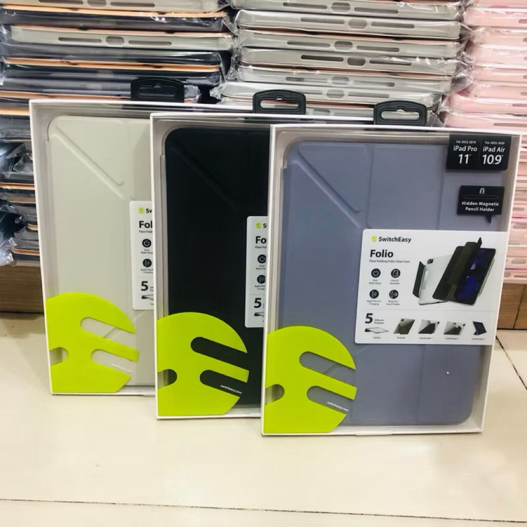 Switcheasy เคส iPad Pro 12.9(2022) Folio for iPad IPAD PRO11/12.9 (2022/2021/2020/2018)/Air4 10.9 Air6/Gen10/Air11/13 M2