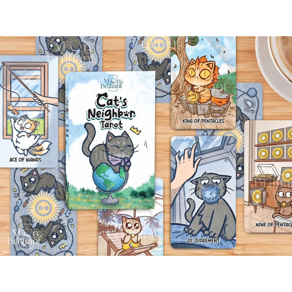 ไพ่Cat’s Neighbor Tarot 🧧ไพ่ทาสแมว (ของแท้💯) ‼️ไพ่แมวสุดน่ารัก‼️ทาสแมวห้ามพลาด ไพ่ทาโร่ต์ ไพ่ยิปซี ไพ่ดูดวง ไพ่ทำนาย