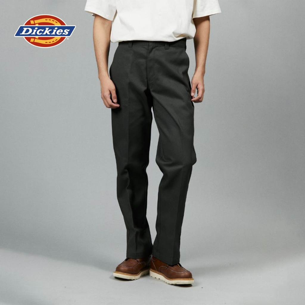 DICKIES MENS DICKIES SKATE TWILL PANT REGULAR - OLIVE GREEN กางเกง กางเกงขายาวผู้ชาย