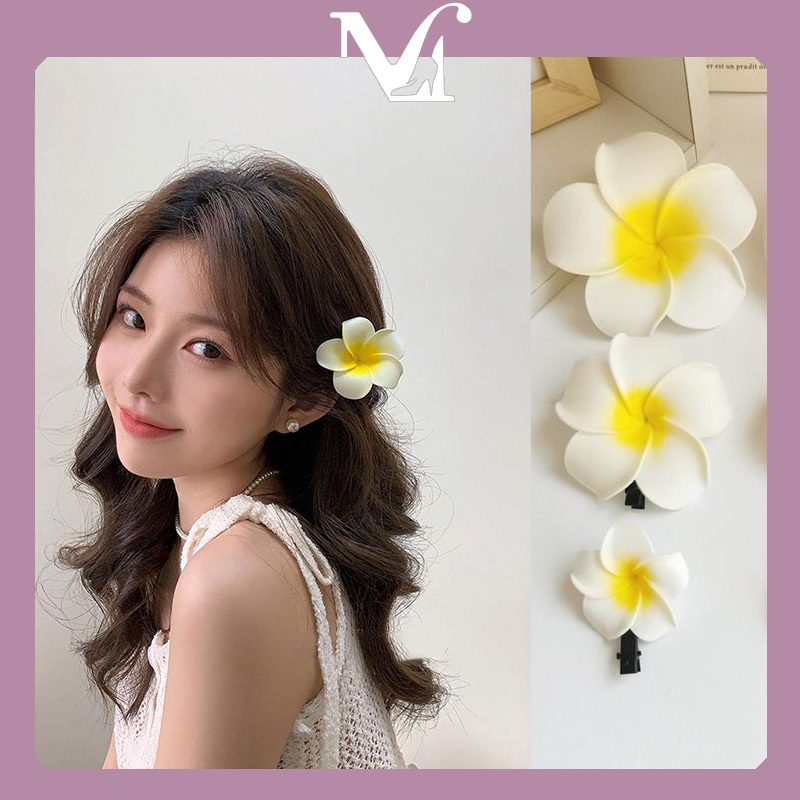 กิ๊บติดผมแฟชั่นดอกลีลาวดี [พร้อมส่งจากไทย] คุณภาพสูง แฟชั่นอินเทรนด์ ทรงฮิต กิ๊บติดผมดอกไม้ สไตล์เรียบง่าย