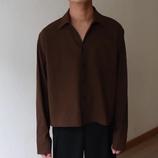 IBB SIGNATURE BOXY SHIRTS เสื้อเชิ้ตผ้าฝ้ายแท้ทรงบ็อกซี่