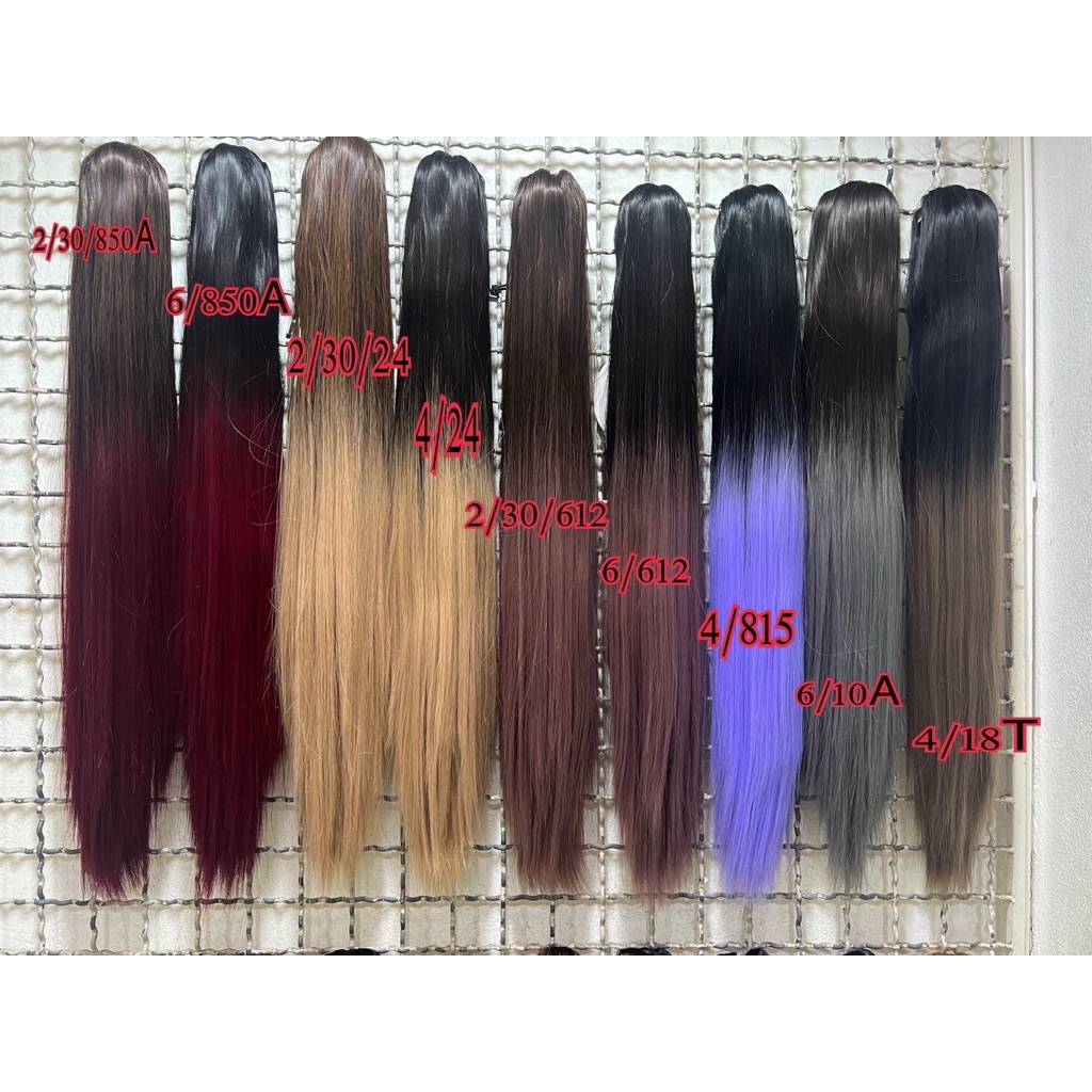 วิกผมหางม้าหนีบตรงยาว60cm  วิกหางม้ามาใหม่ 8808 สี2Toneสีตามภาพสวยมากใส่ธรรมชาติ ส่งในไทย