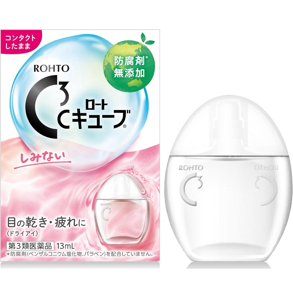 Rohto C Cube รุ่นไม่มีสารกันเสีย (ขนาด 13ml | Made in Japan)