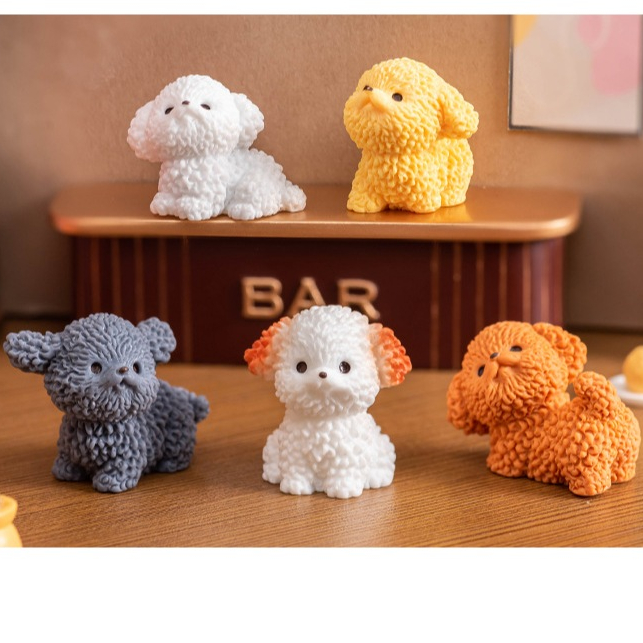 น้องหมาน่ารักม๊าากกกแม่ (ราคา/1 ชิ้น)  ตุ๊กตาแต่งบ้าน ตุ๊กตาแต่งสวน ของสะสม โมเดล จัดสวนถาด พร็อพถ่ายรูป