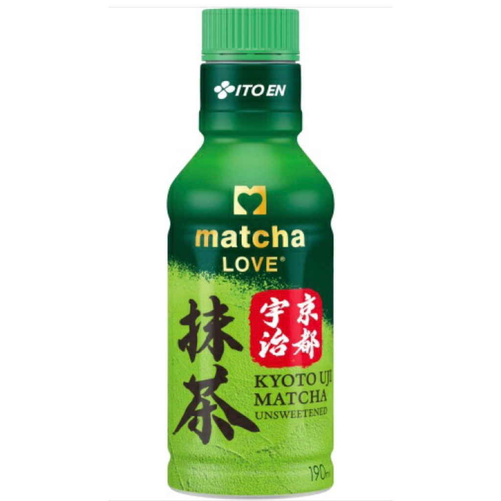 [พร้อมส่ง] ITOEN MATCHA LOVE Kyoto Uji Matcha สูตรไม่เติมน้ำตาล ผงในฝา ปริมาณ 190ml