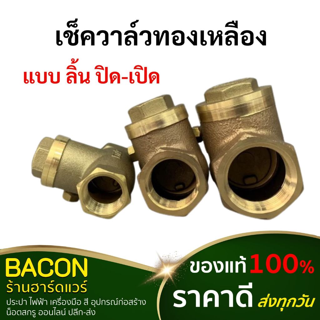 เช็ควาล์วทองเหลือง Sanwa(ซันว่า) Brass check valve