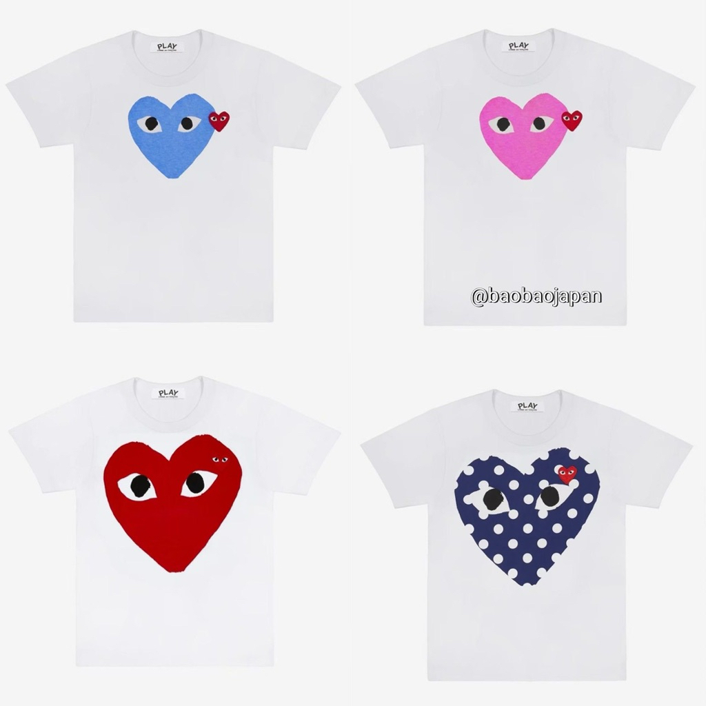 เสื้อ Play Comme des Garçons เสื้อยืด (unisex) ของเเท้จาก shop